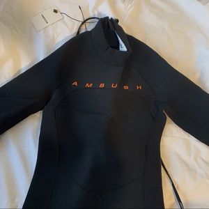 Ambush Logo Print Scuba Top